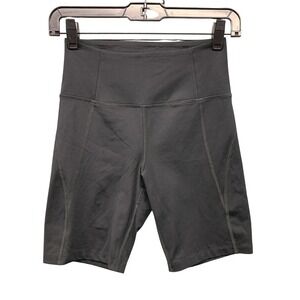 Girlfriend Collective Bike Shorts Women's Small Black High Rise Stretch Athletic